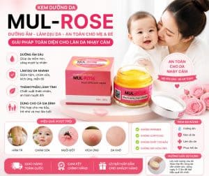 Kem Dưỡng Da Mul Rose Dưỡng Ẩm Sáng Mịn Chính Hãng