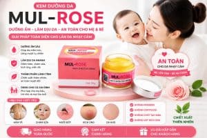 Kem Dưỡng Da Mul Rose Dưỡng Ẩm Sáng Mịn Chính Hãng