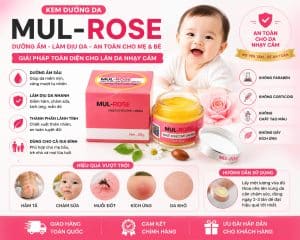 Kem Dưỡng Da Mul Rose Dưỡng Ẩm Sáng Mịn Chính Hãng