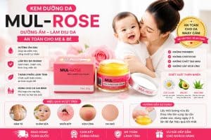 Kem Dưỡng Da Mul Rose Dưỡng Ẩm Sáng Mịn Chính Hãng