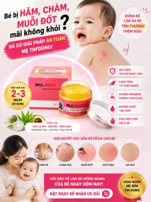 Kem Dưỡng Da Mul Rose Dưỡng Ẩm Sáng Mịn Chính Hãng
