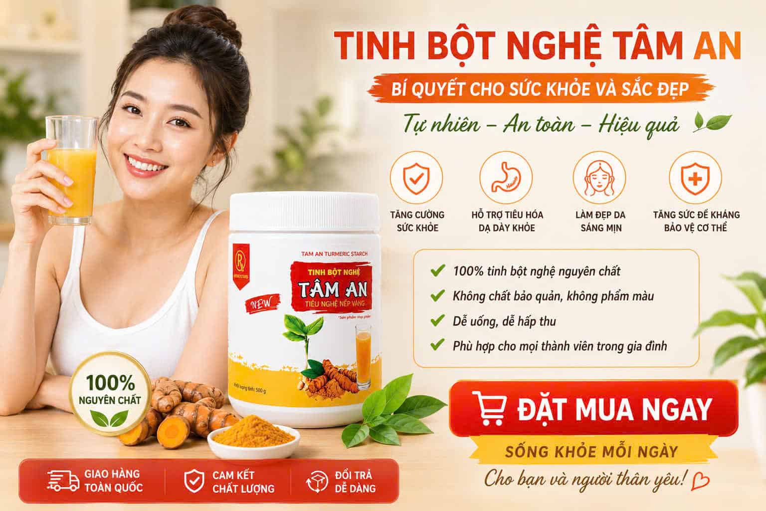 z7795446707376_e50c580a1ba0fa44a4ac76030f1176b7 Tinh Bột Nghệ Tâm An - Chính Hãng Mul Rose