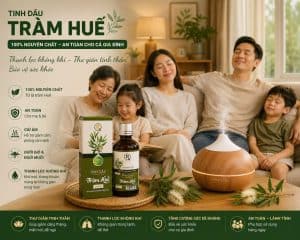 Tinh Dầu Tràm Huế 100ml Chính Hãng Hồng Tâm Cosmetics