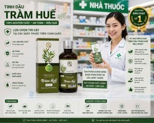 Tinh Dầu Tràm Huế 100ml Chính Hãng Hồng Tâm Cosmetics