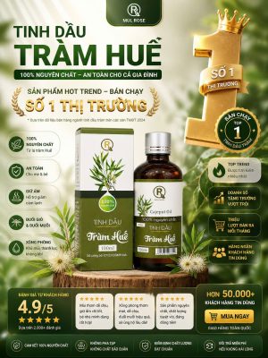 Tinh Dầu Tràm Huế 100ml Chính Hãng Hồng Tâm Cosmetics