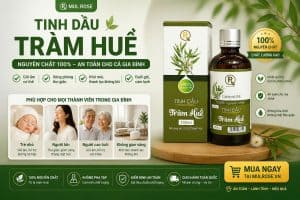 Tinh Dầu Tràm Huế 100ml Chính Hãng Hồng Tâm Cosmetics