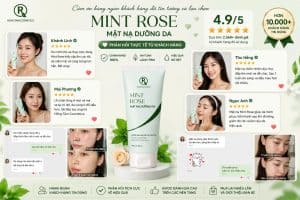 MẶT NẠ DƯỠNG DA MINT- ROSE