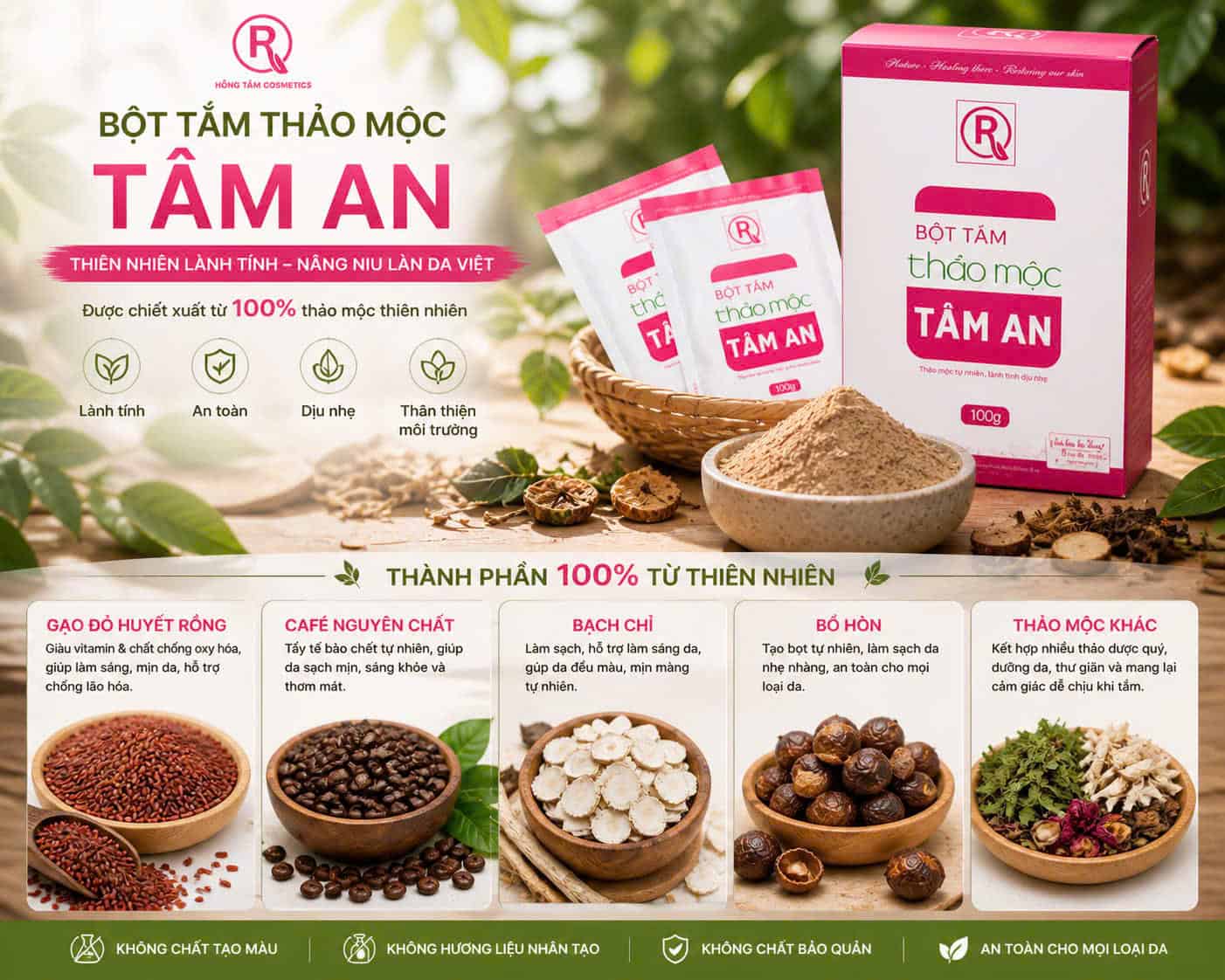 z7797092640387_34d5ecbbedd9236795a7e6517b7f9e6a Bột Tắm Thảo Mộc Tâm An Dịu Nhẹ Chăm Sóc Da | Mul Rose