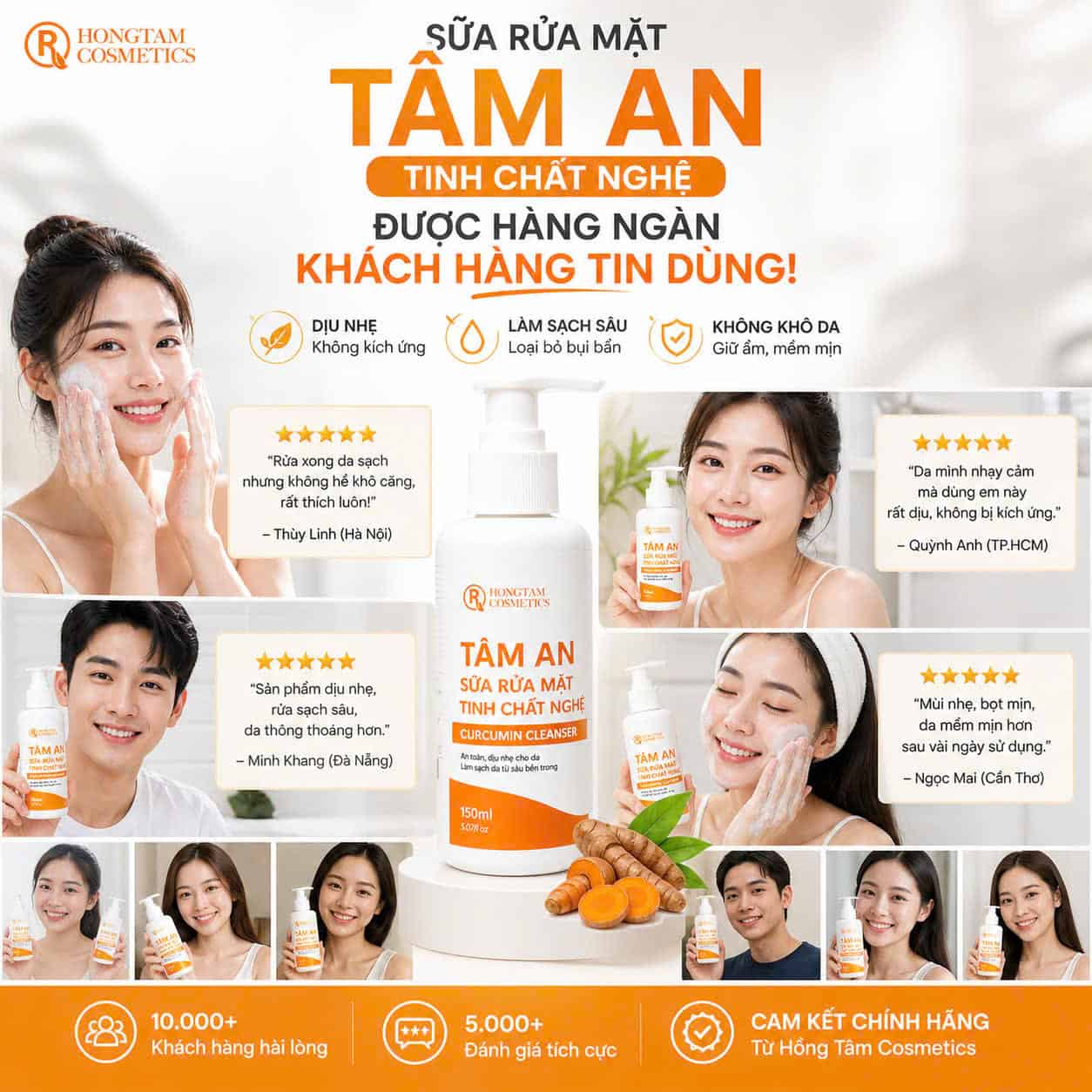 z7793326037657_85d553a70089db050c78b780e427e1ea Sữa Rửa Mặt Tâm An Chính Hãng Cho Da Sạch Dịu Nhẹ