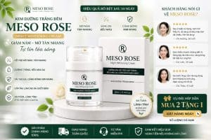 Kem Dưỡng Đêm Meso Rose Chính Hãng Kem Dưỡng Đêm Meso Rose Chính Hãng
