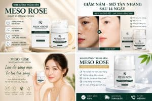 Kem Dưỡng Đêm Meso Rose Chính Hãng Kem Dưỡng Đêm Meso Rose Chính Hãng