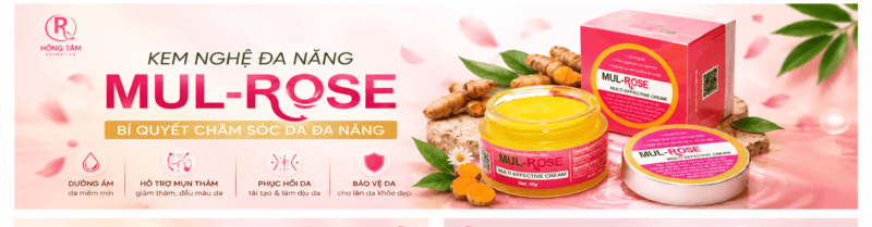 Kem nghệ Mul Rose đa năng chính hãng hỗ trợ mụn thâm dưỡng ẩm phục hồi da