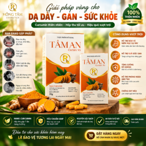 Tâm An Cumin 95 – Nano Curcumin từ nghệ nếp vàng Bắc Kạn