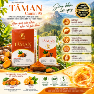 Tâm An Cumin 95 – Nano Curcumin từ nghệ nếp vàng Bắc Kạn