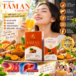 Tâm An Cumin 95 – Nano Curcumin từ nghệ nếp vàng Bắc Kạn